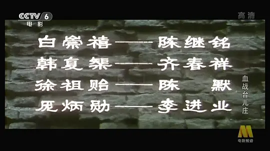 血战台儿庄剧照