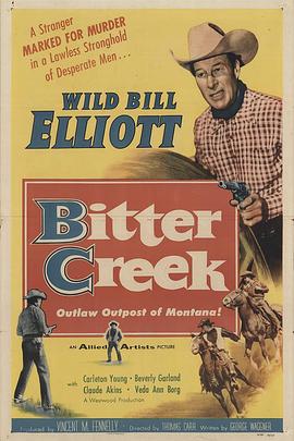 Bitter Creek(1954)海报